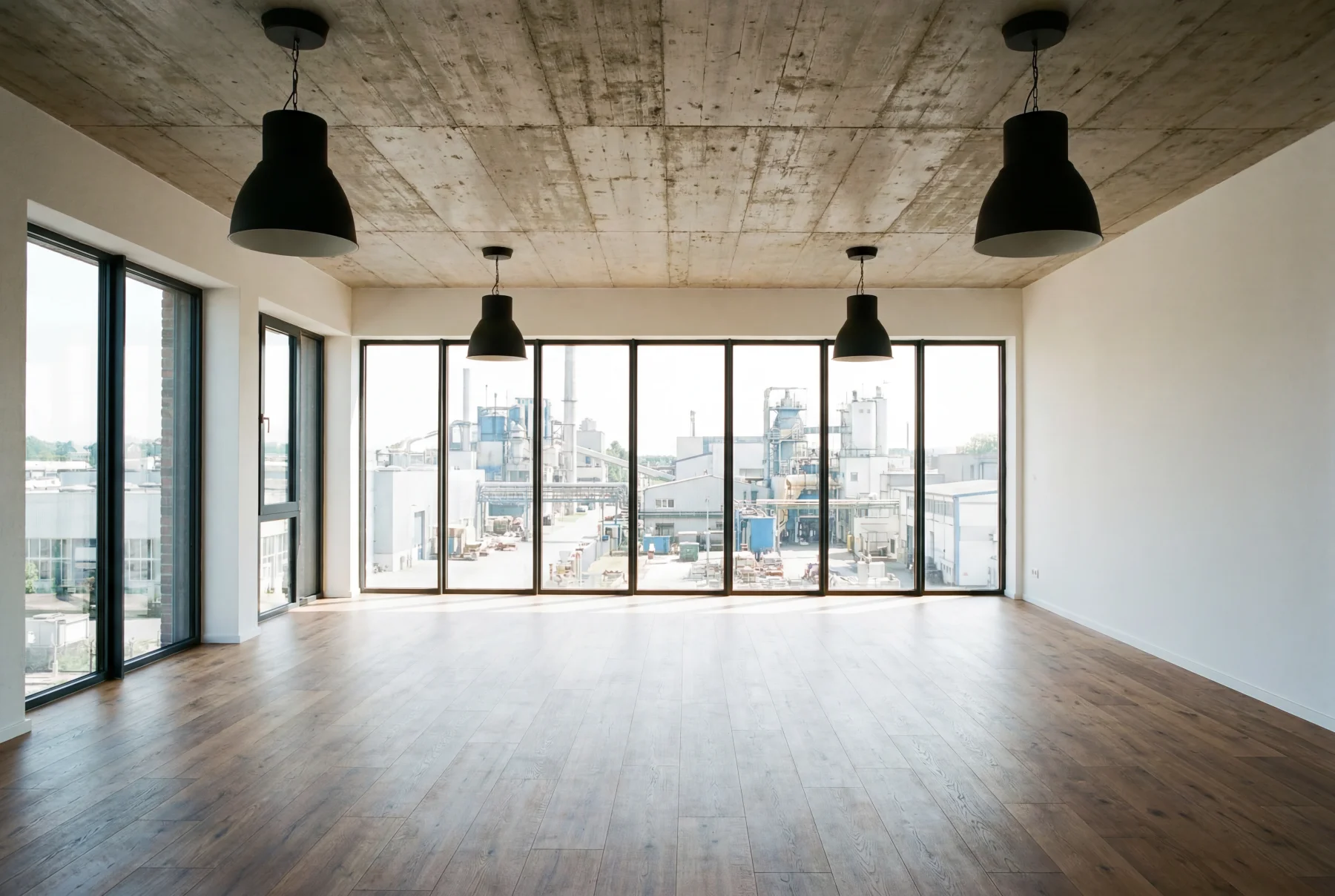 Modernes Büro im Industrie-Chic